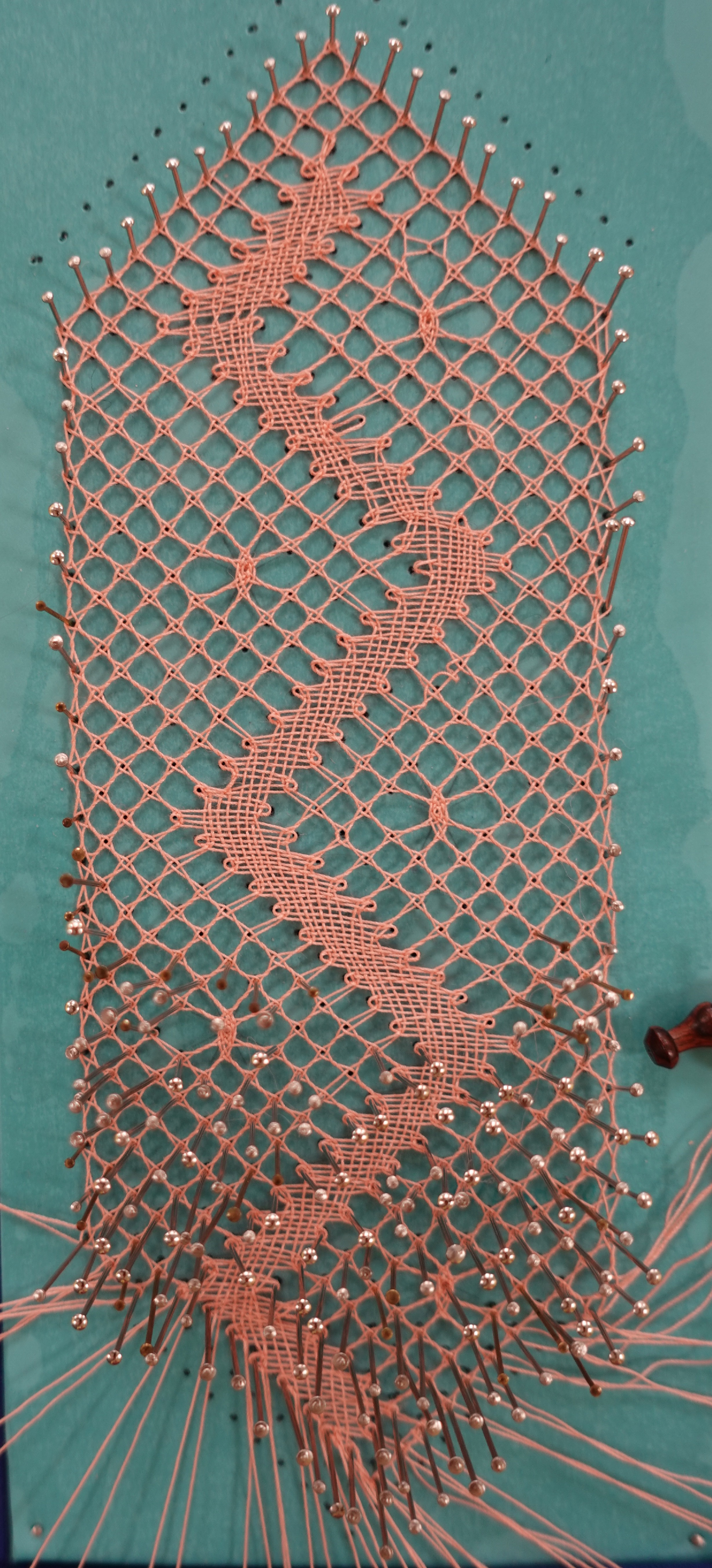 Beginner snake lace pattern