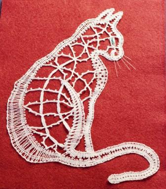 Lesley's cat retirement lace